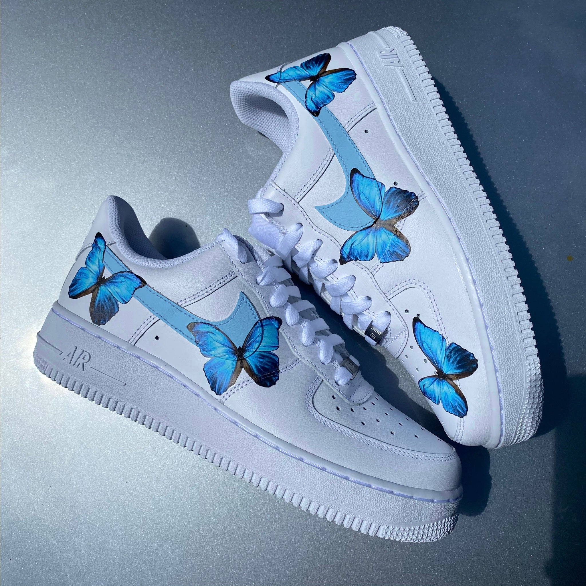 Custom Butterfly Butterfly Air Force Australia Blue Tick Butterfly