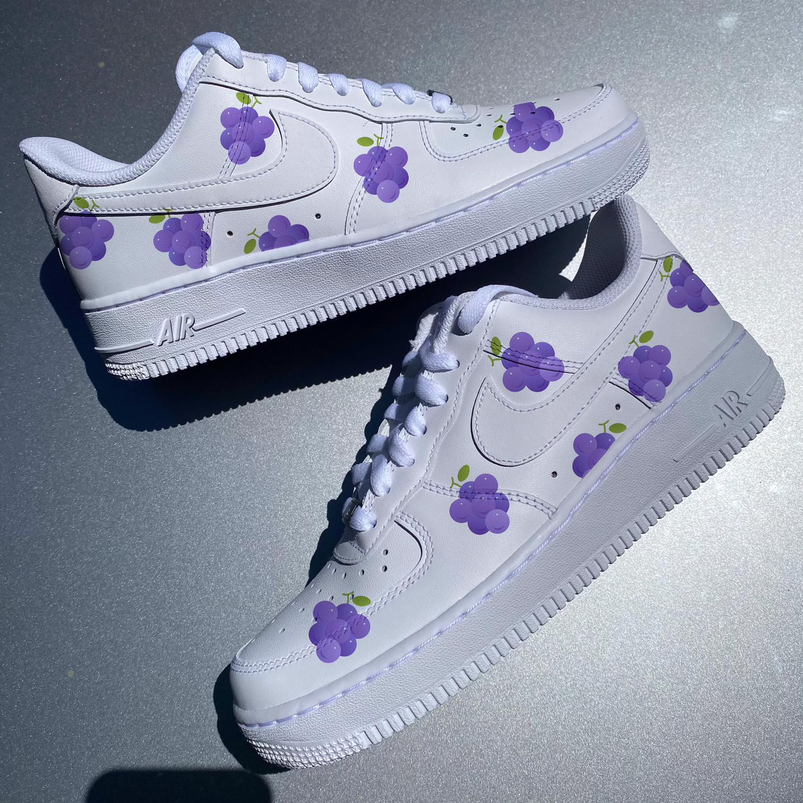 Purple Grape AF1 â The Custom Sneaker Co