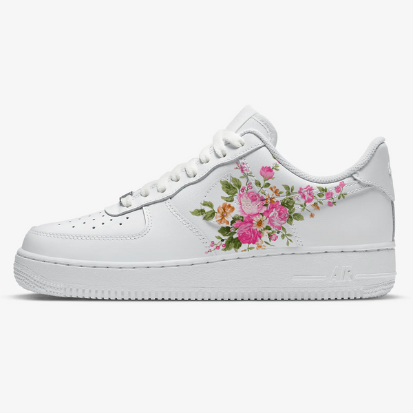 Vintage Pink Flower AF1